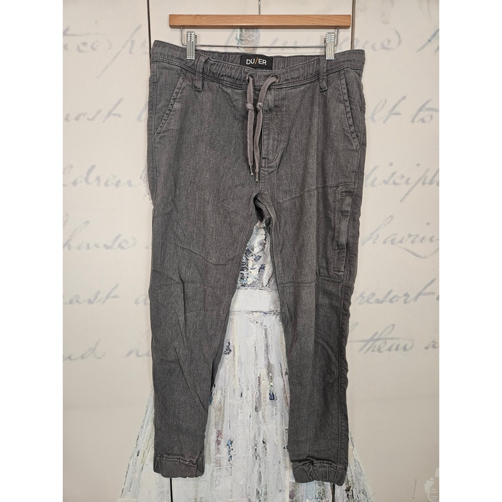DU/ER N2X Slim Fit Grey Performance Jogger Pants Mens 34x29